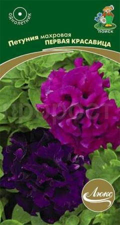 Петуния махровая Первая красавица 10шт Петуния махровая Первая красавица 10шт