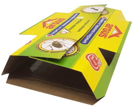 Ловушка клеевая от тараканов ARGUS домик 4шт Ловушка клеевая от тараканов ARGUS домик 4шт