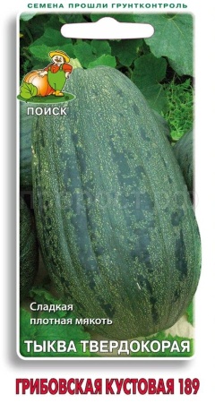 Поиск Тыква твердокорая Грибовская кустовая 189 10шт 