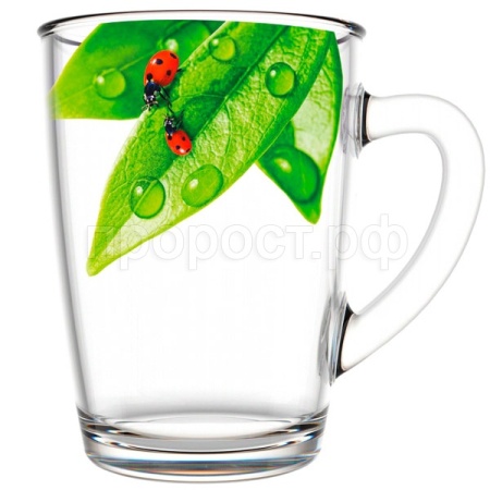 Кружка Живая природа Зеленый лист 300мл 334-Д /12шт/ДК