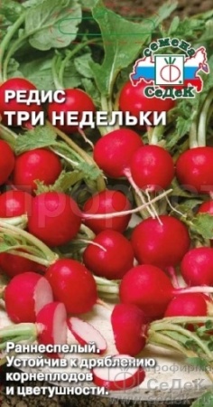 Седек Редис Три недельки 2г