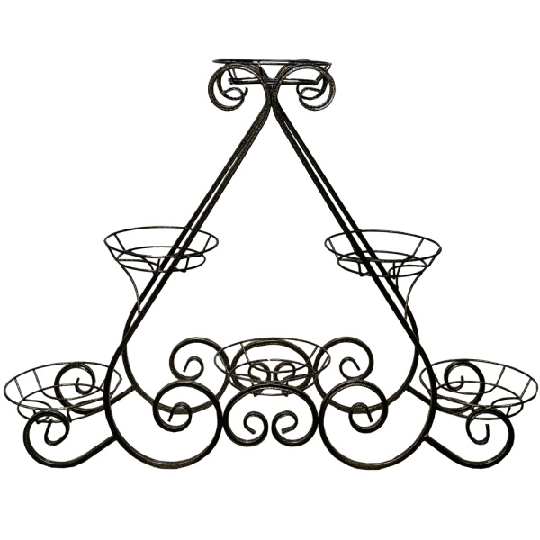 Подставка РЗДИ Пика большая 6 горшков бронза