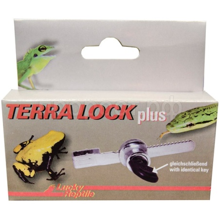 Замок LUCKY REPTILE Terra Lock Plus с раздвижными дверями с ключом 2.5-8см (Германия) LTL-6 Замок LUCKY REPTILE Terra Lock Plus с раздвижными дверями с ключом 2.5-8см (Германия) LTL-6