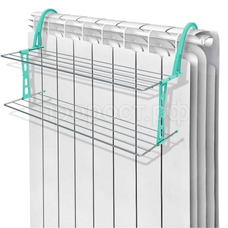 Сушилка д/белья на батарею 65*34*36,5см серый СБ6-65П/С /5шт