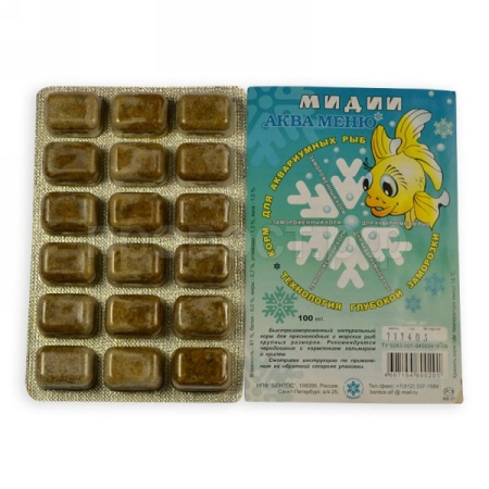 Заморожен. Мидии 100мл блистер/5шт