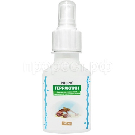 Рыбы вода Терраклин 100мл средство для чистки террариумных стёкл/НИЛПА