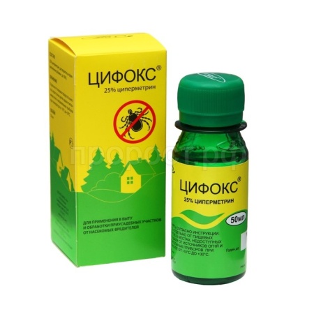 Цифокс 50мл от бытовых насекомых Цифокс 50мл от бытовых насекомых