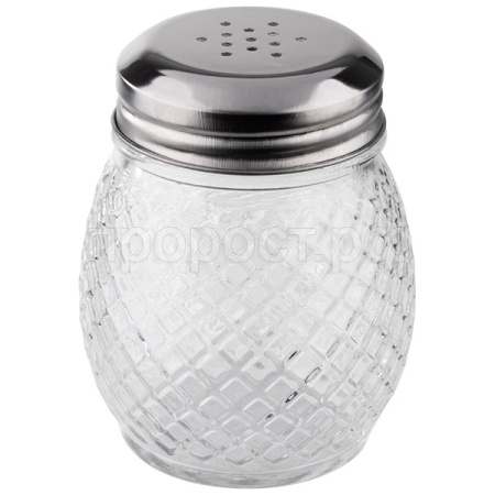 Солонка/перечница SPEZIA 150 мл стеклянная со стальной крышкой 109042 /144шт/Mallony