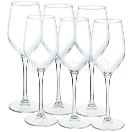 Набор фужеров (бокалов) для вина СЕЛЕСТ 270мл 6шт
