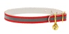 Ошейник синтетик 10мм светоотражающий с бубенчиком оранжевый 30см/00210119-03