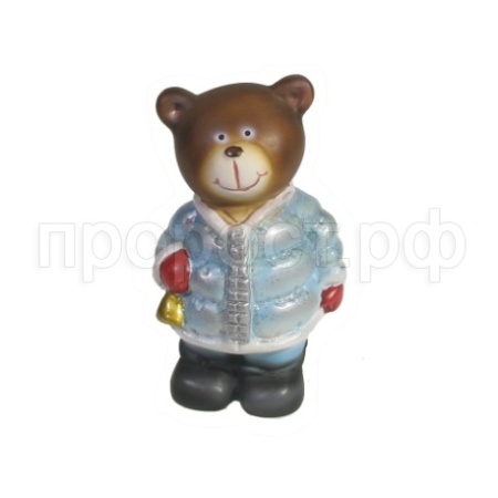 Медведь с колокольчиком (золото)L8W6.5H12 714182 Медведь с колокольчиком (золото)L8W6.5H12 714182