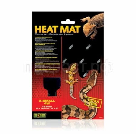 Коврик для террариума греющий 4Вт 10*12.5см/PT2015/H220156/Триол/ Коврик для террариума греющий 4Вт 10*12.5см/PT2015/H220156/Триол/