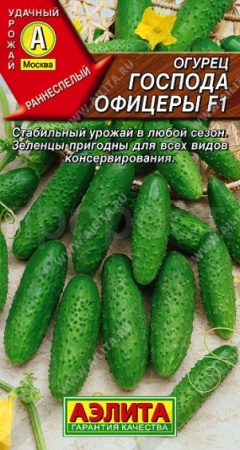 Аэлита Огурец Господа офицеры F1 10шт