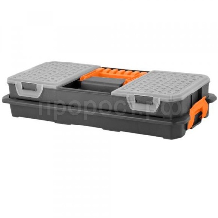 Органайзер д/мелочей 430х193х163 Expert-16 с лотком серо-свинцовый BR3960 /8шт/ПР Органайзер д/мелочей 430х193х163 Expert-16 с лотком серо-свинцовый BR3960 /8шт/ПР