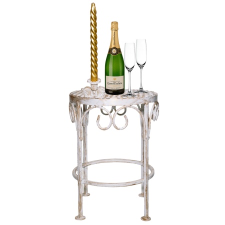 ДЕКОР Подсвечник Лягушка бел золото РЗДИ/1шт