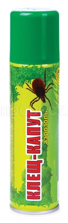Клещ-Капут 210см.куб (150мл) Аэрозоль на одежду Клещ-Капут 210см.куб (150мл) Аэрозоль на одежду