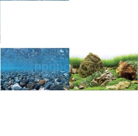 Фон для аквариума Горная река/Зеленое море 45см*15м BACKGROUND 056Салекс